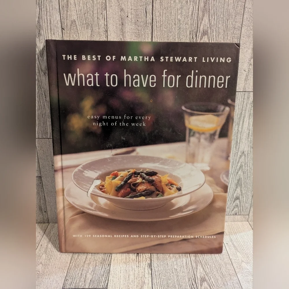 Martha Stewart Living Cookbook - White and Brown Cover